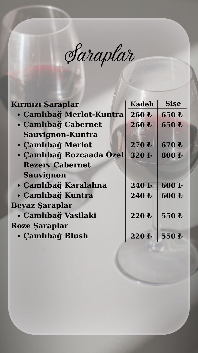 Aim Bozcaada menu page 4